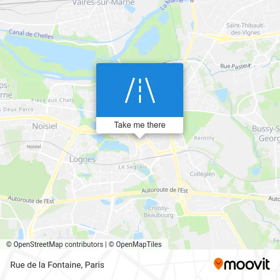 Rue de la Fontaine map