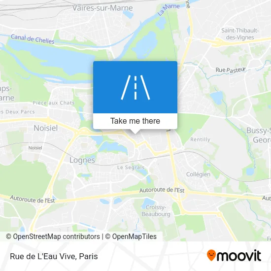 Rue de L'Eau Vive map