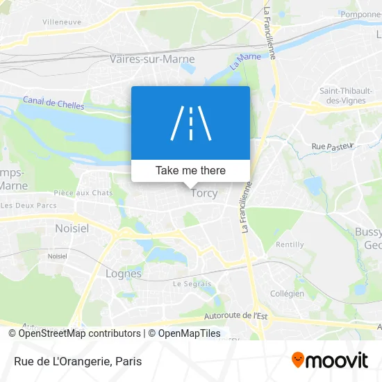 Rue de L'Orangerie map