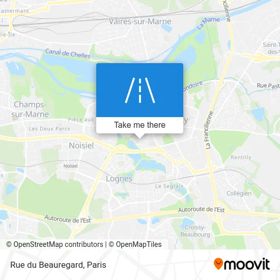 Rue du Beauregard map