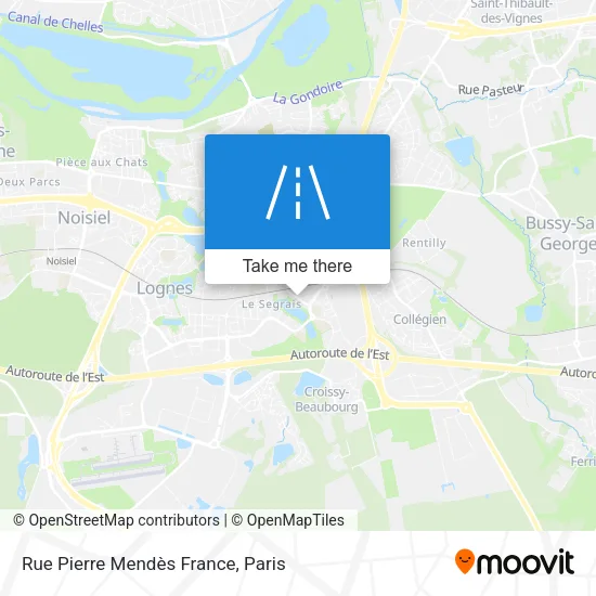 Rue Pierre Mendès France map