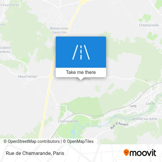 Rue de Chamarande map