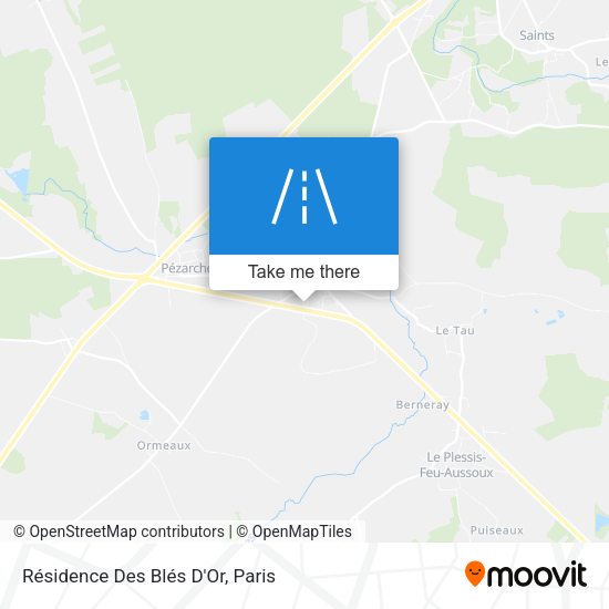 Résidence Des Blés D'Or map