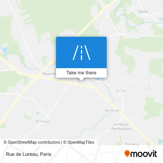 Rue de Lureau map