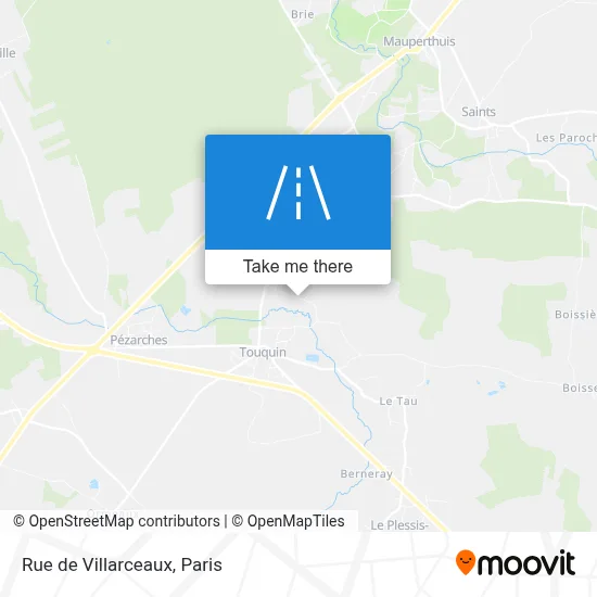 Rue de Villarceaux map