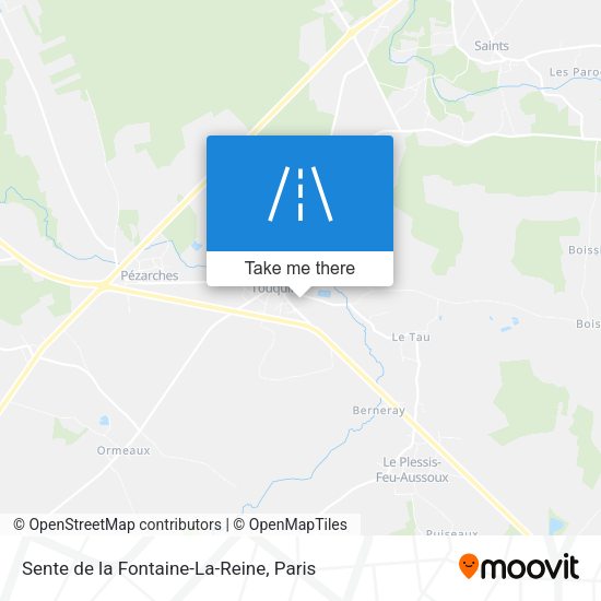 Sente de la Fontaine-La-Reine map