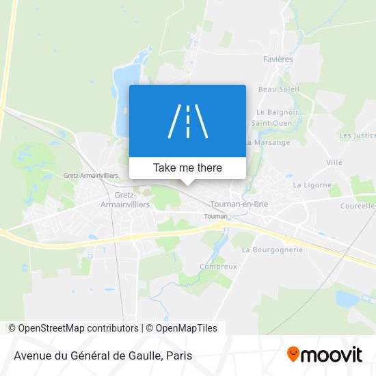 Avenue du Général de Gaulle map