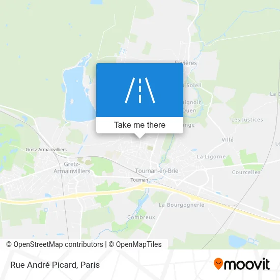 Rue André Picard map