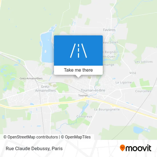 Rue Claude Debussy map