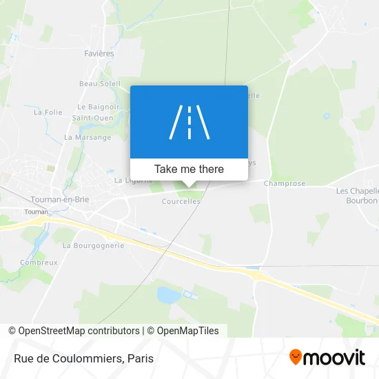 Rue de Coulommiers map