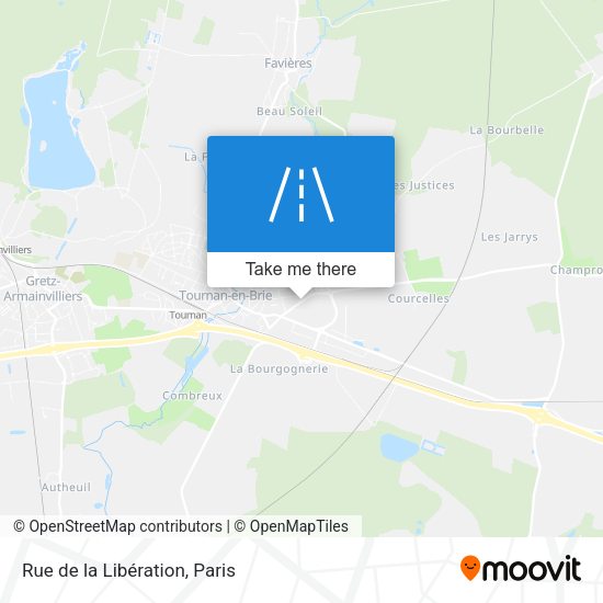 Rue de la Libération map