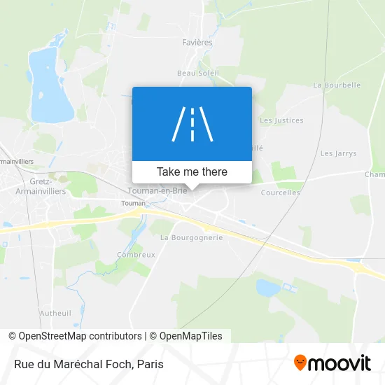 Rue du Maréchal Foch map