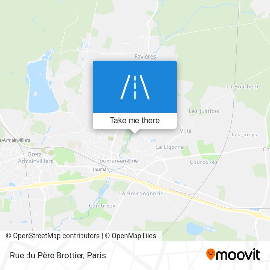 Rue du Père Brottier map