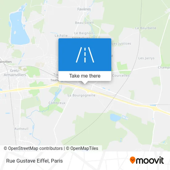 Rue Gustave Eiffel map