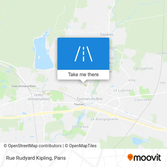 Rue Rudyard Kipling map