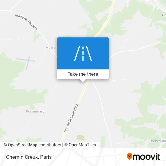 Chemin Creux map