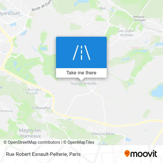 Rue Robert Esnault-Pelterie map