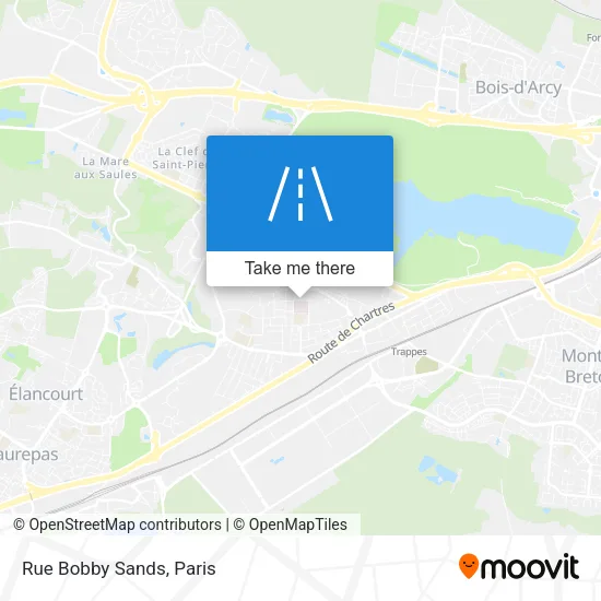 Rue Bobby Sands map