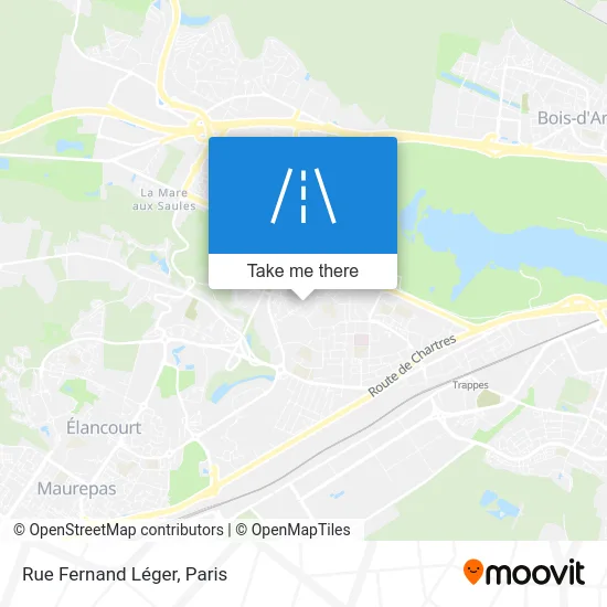 Rue Fernand Léger map