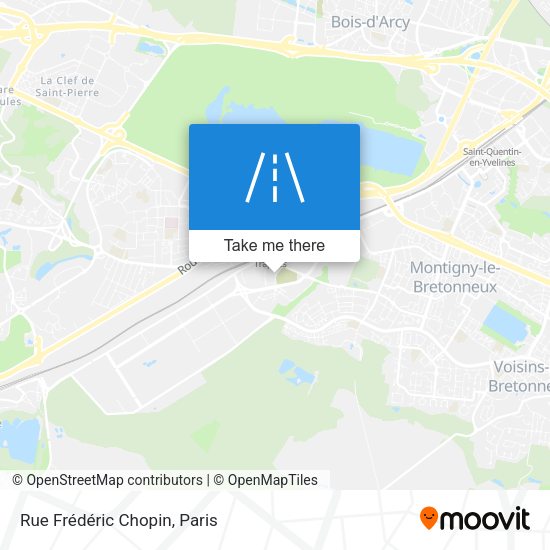 Rue Frédéric Chopin map