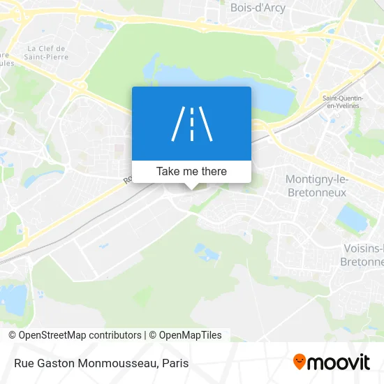 Rue Gaston Monmousseau map