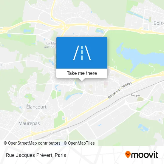 Rue Jacques Prévert map