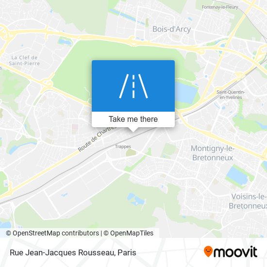 Mapa Rue Jean-Jacques Rousseau