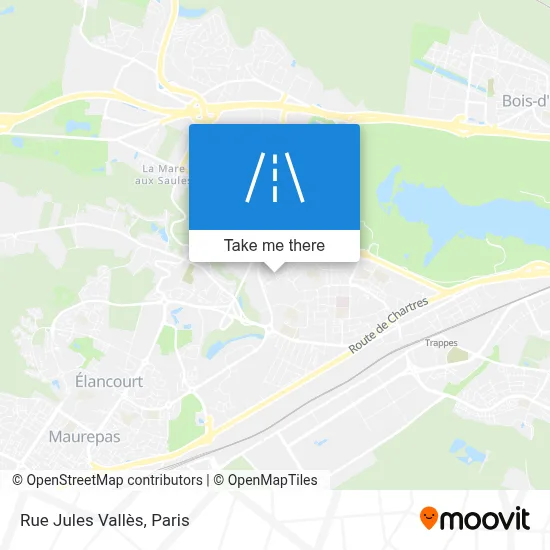 Rue Jules Vallès map