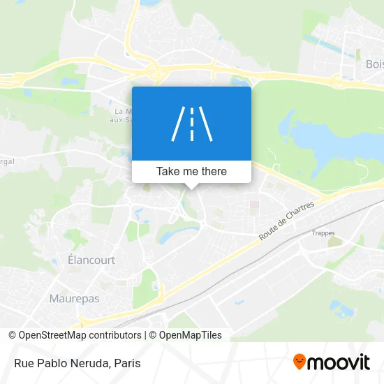 Rue Pablo Neruda map