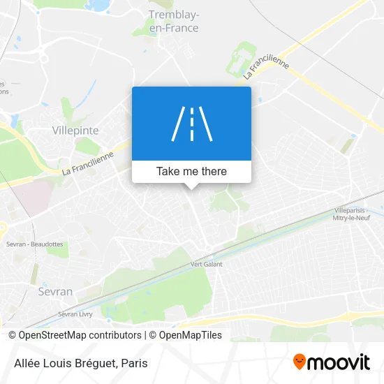Allée Louis Bréguet map