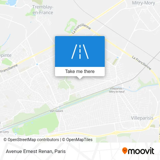 Avenue Ernest Renan map