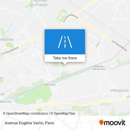 Avenue Eugène Varlin map