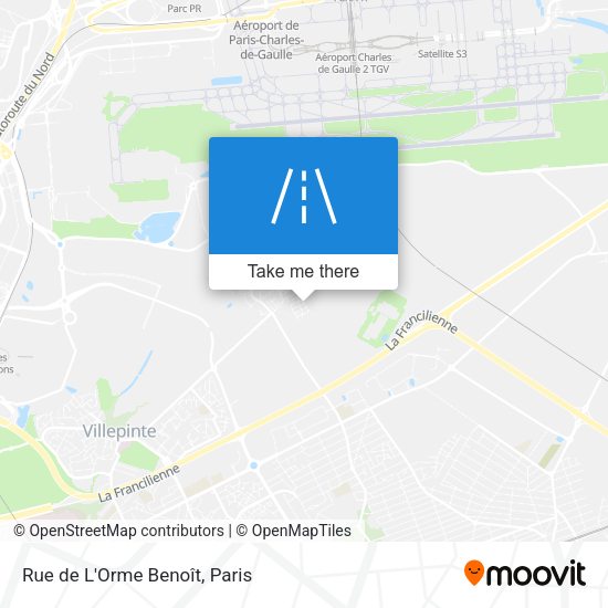 Rue de L'Orme Benoît map