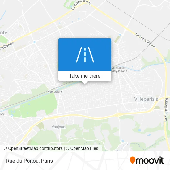 Rue du Poitou map