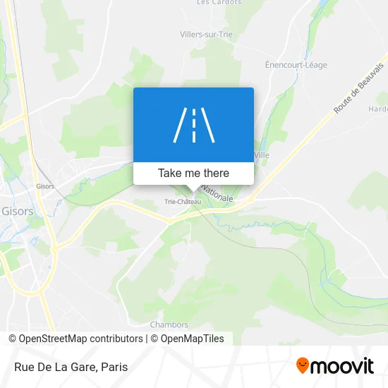 Rue De La Gare map