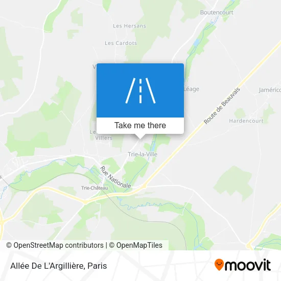 Allée De L'Argillière map