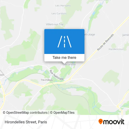 Rue Des Hirondelles map