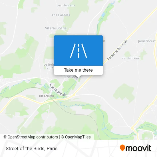 Rue Des Oiseaux map