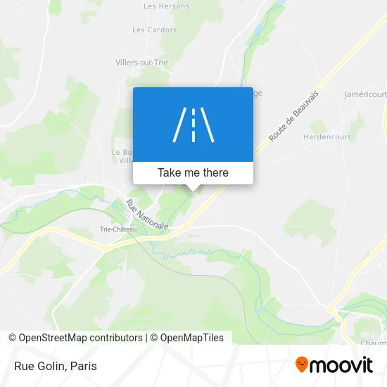 Rue Golin map