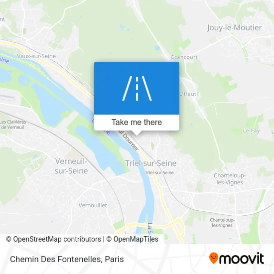 Chemin Des Fontenelles map