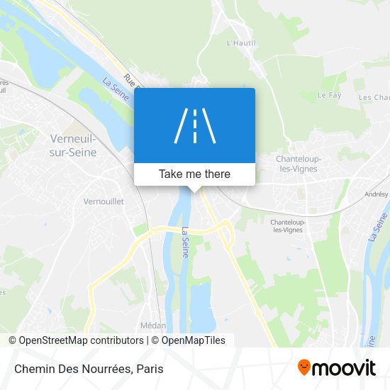 Chemin Des Nourrées map