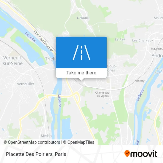 Placette Des Poiriers map
