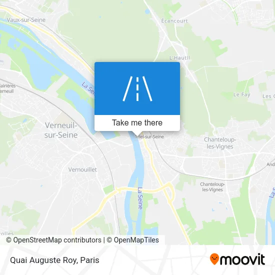 Quai Auguste Roy map