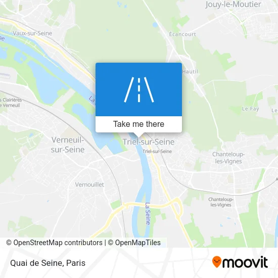 Quai de Seine map