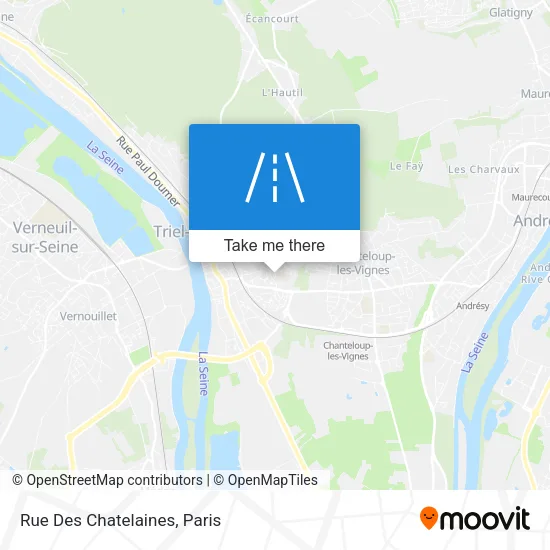 Rue Des Chatelaines map
