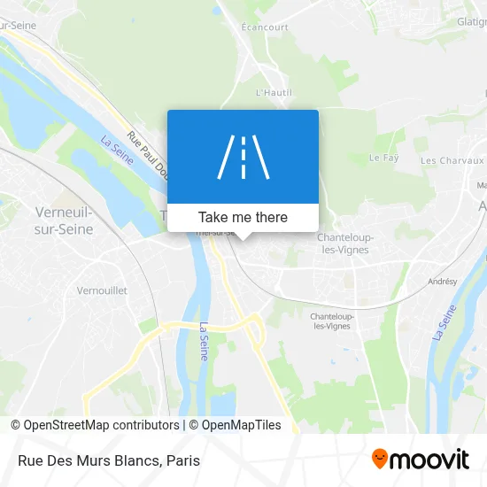 Rue Des Murs Blancs map