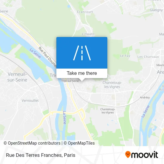 Rue Des Terres Franches map