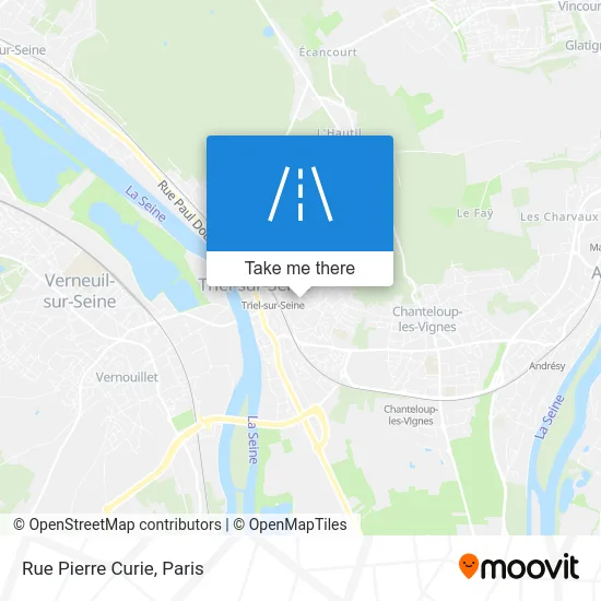 Rue Pierre Curie map