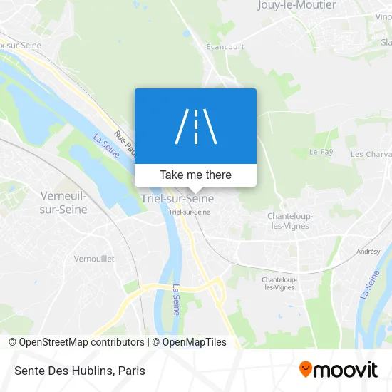 Sente Des Hublins map