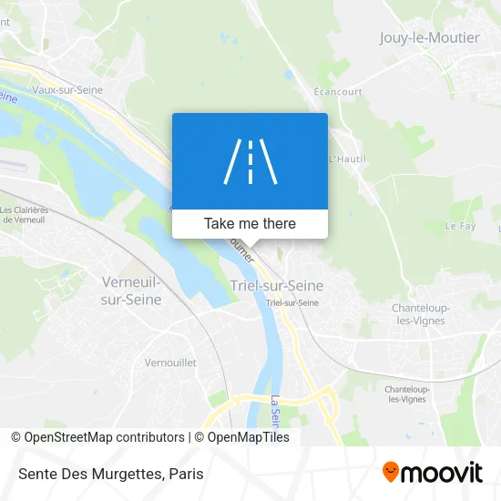 Sente Des Murgettes map